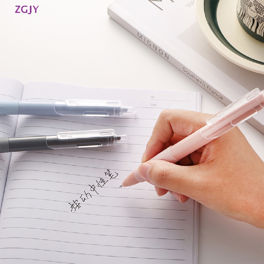 Bút Mực Gel Ngòi 0.5mm Có Thể Thu Gọn Tiện Dụng Cho Học Sinh / Văn Phòng Mới