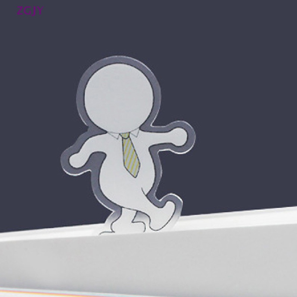 Zgjy Bookmark Đánh Dấu Trang Sách Bằng Nhựa Hình Hoạt Hình Dễ Thương Vui Nhộn Trang Trí Trường Học