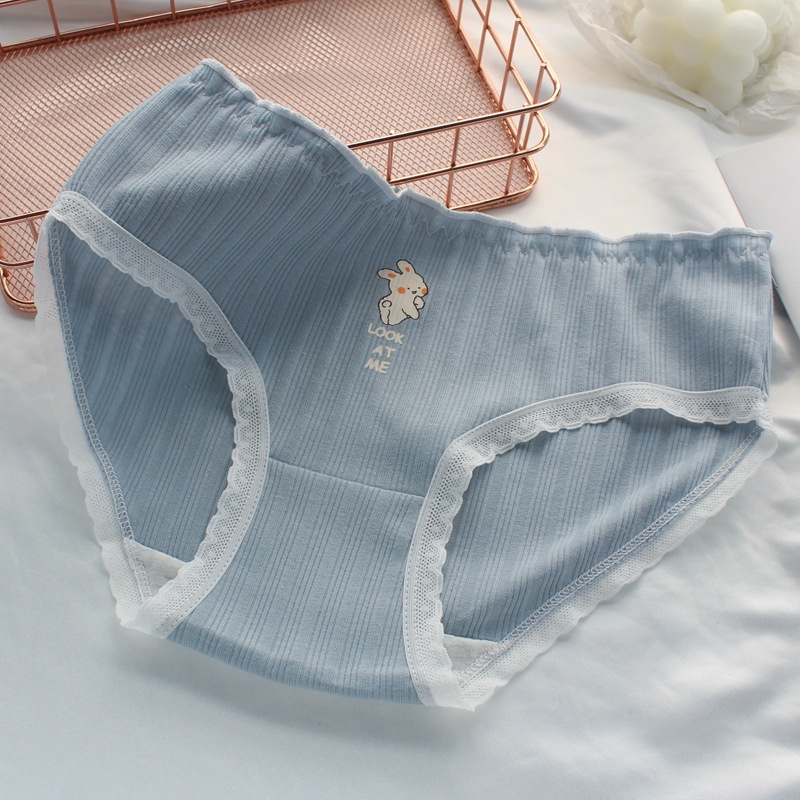 Quần Lót Cotton Nguyên Chất In Họa Tiết Vui Nhộn Phong Cách Mới Cho Nữ