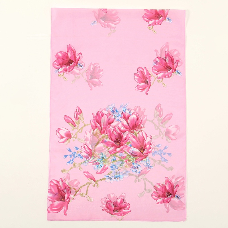 Khăn Choàng Nhỏ Dài 150-50cm Chất Liệu Chiffon Chống Nắng In Họa Tiết Thời Trang Mùa Hè Cho Nữ