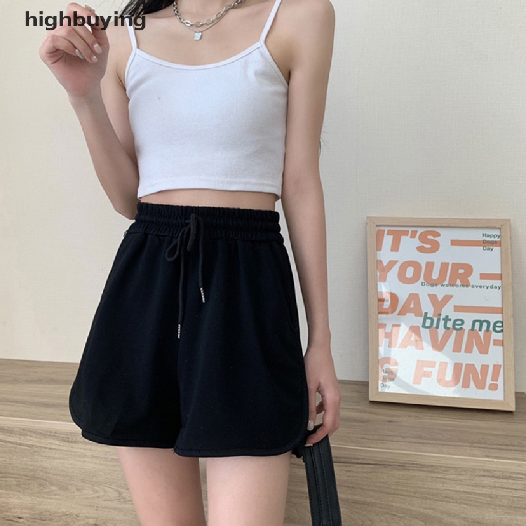 Quần ngắn ống rộng Màu Sắc Thời Trang Mùa Hè Cho Nữ