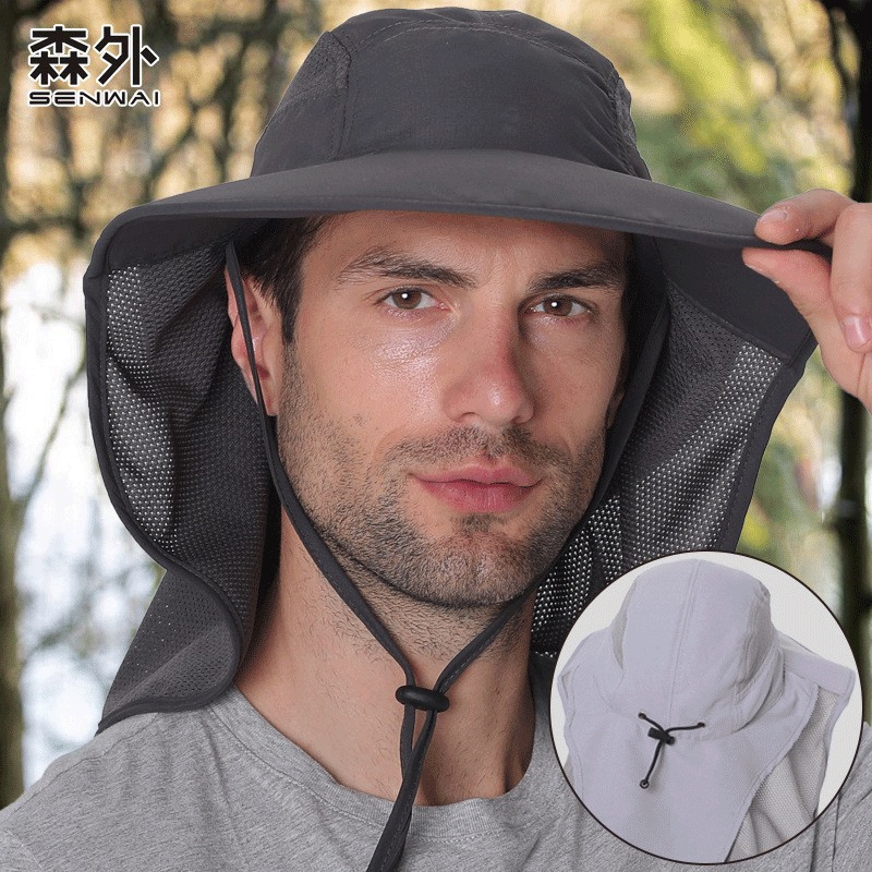 Mũ Bucket Chống Nắng Chống Tia Cực Tím Mau Khô Chống Thấm Nước Phong Cách Mới Dùng Khi Đi Leo Núi / Câu Cá Ngoà