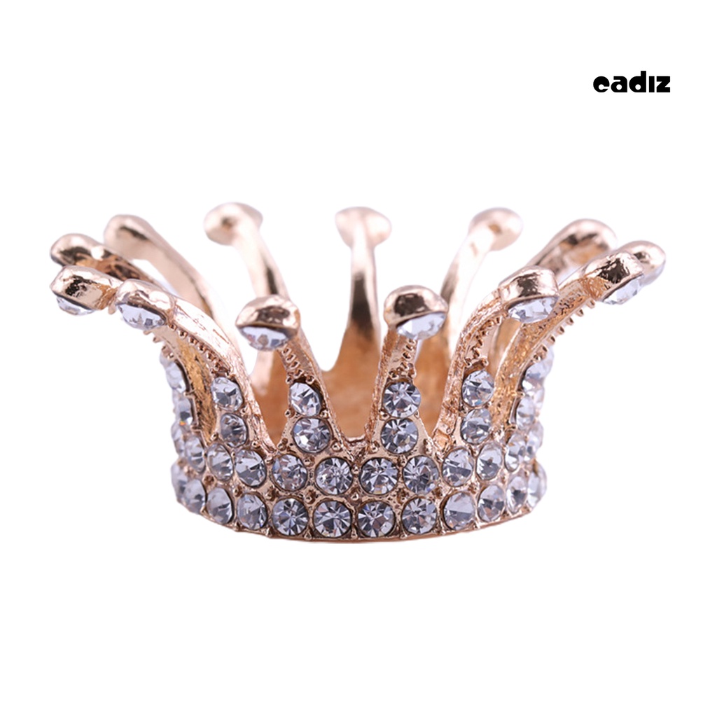 Giá Đỡ Cọ Vẽ Móng Tay Chống Rơi Chống Vỡ Hình Vương Miện Đính Kim Cương Giả DIY