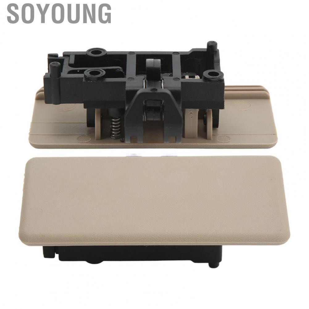 Soyoung Glove Box Latch Handle LR007073 Black Lightweight Colorfast Removable Flexible Replacement For Land Rover Freelander 2