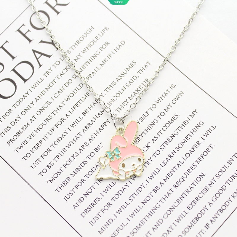 Vòng cổ Hợp Kim Mặt Hình Sanrio My Melody Cinnamoroll Phong Cách Hoạt Hình 2023 Mới Làm Quà Sinh Nhật [Ướt]