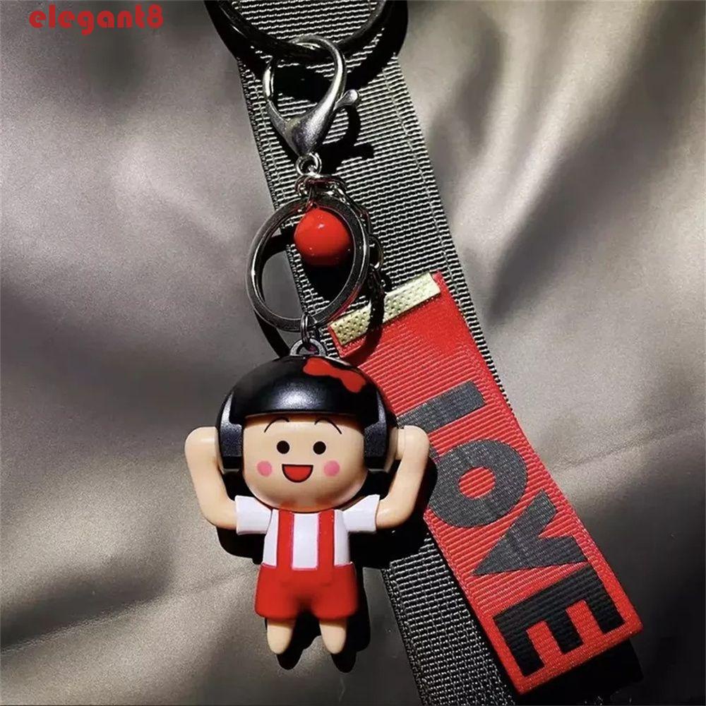 Móc Khóa Hình Búp Bê Hoạt Hình Maruko Nhật Bản Đáng Yêu