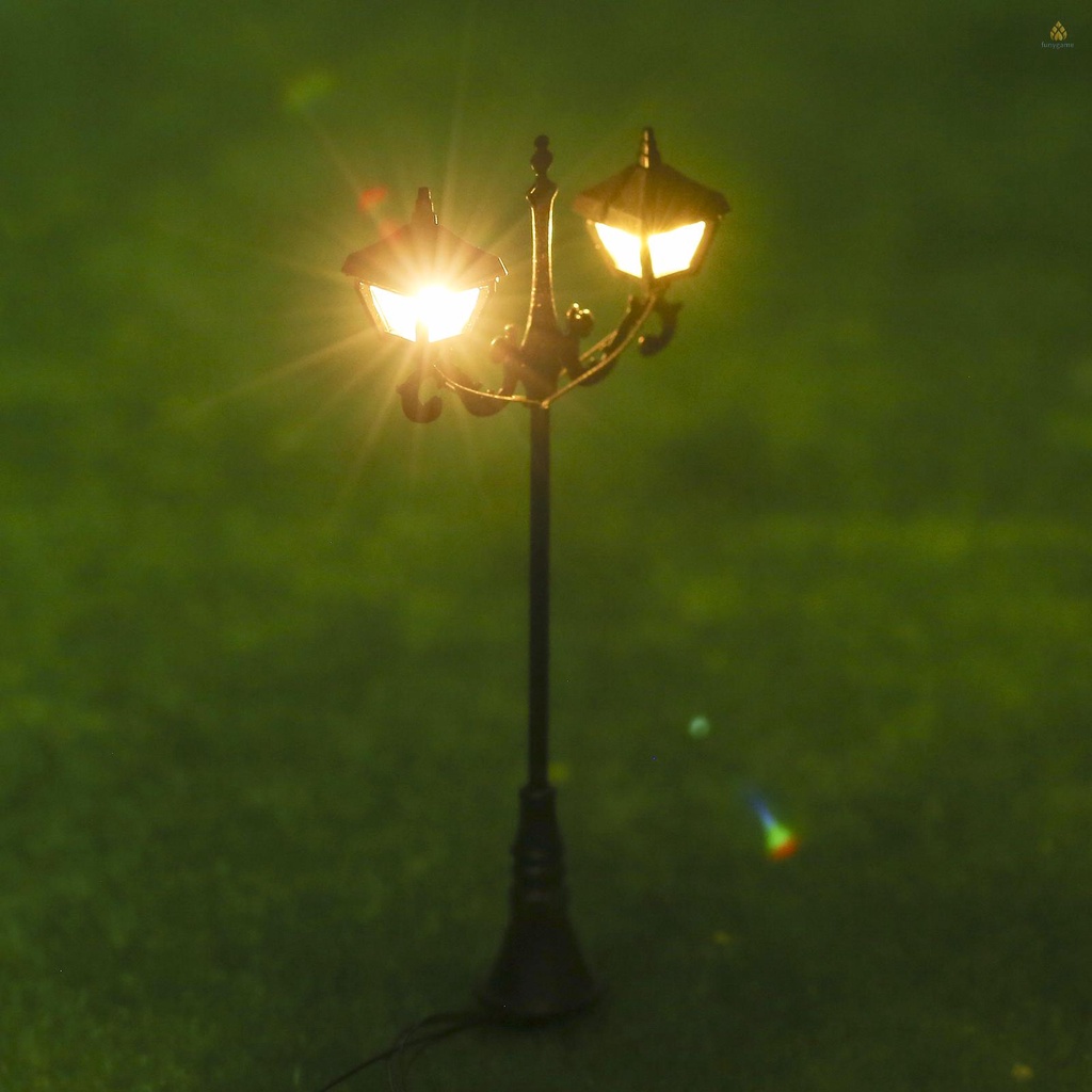 Set 10 Đèn Đường Ánh Sáng Trắng Ấm Áp Trang Trí Sân Vườn FT08