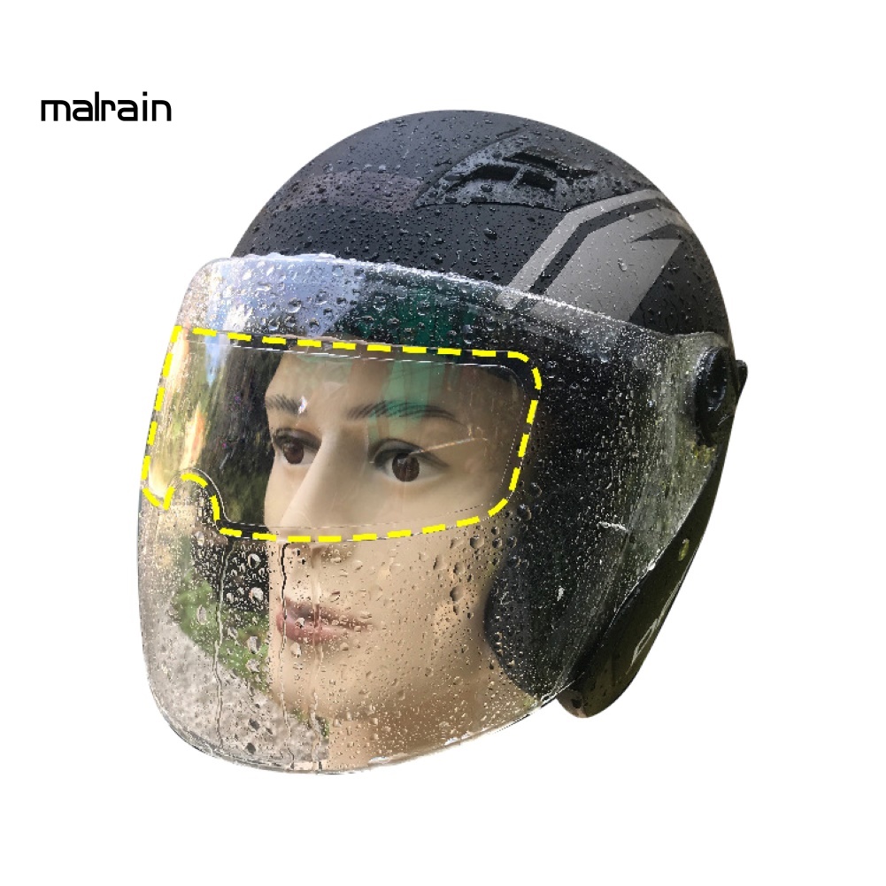 Miếng Dán Trong Suốt Chống Sương Mù Cho Mũ Bảo Hiểm Xe Máy