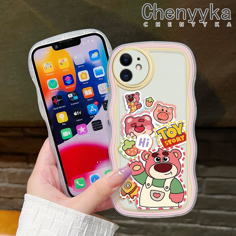 Ốp Điện Thoại Silicone Mềm Chống Sốc In Hình Gấu / Dâu Tây Cho Realme 3 Pro Realme 3i 3i