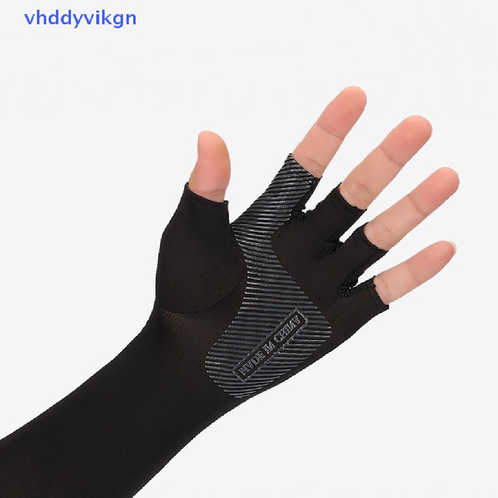 1 Cặp Ống Tay Áo Chống Tia UV + 5 Ngón Tiện Dụng Khi Đi Xe Đạp / Câu Cá