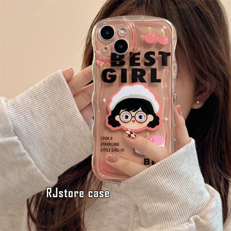 ✅Ốp Điện Thoại Dẻo Họa Tiết Cô Gái Dễ Thương Cho Iphone Xr12 x / 14 ins / plus Sweets 11iPhone13promax Niche