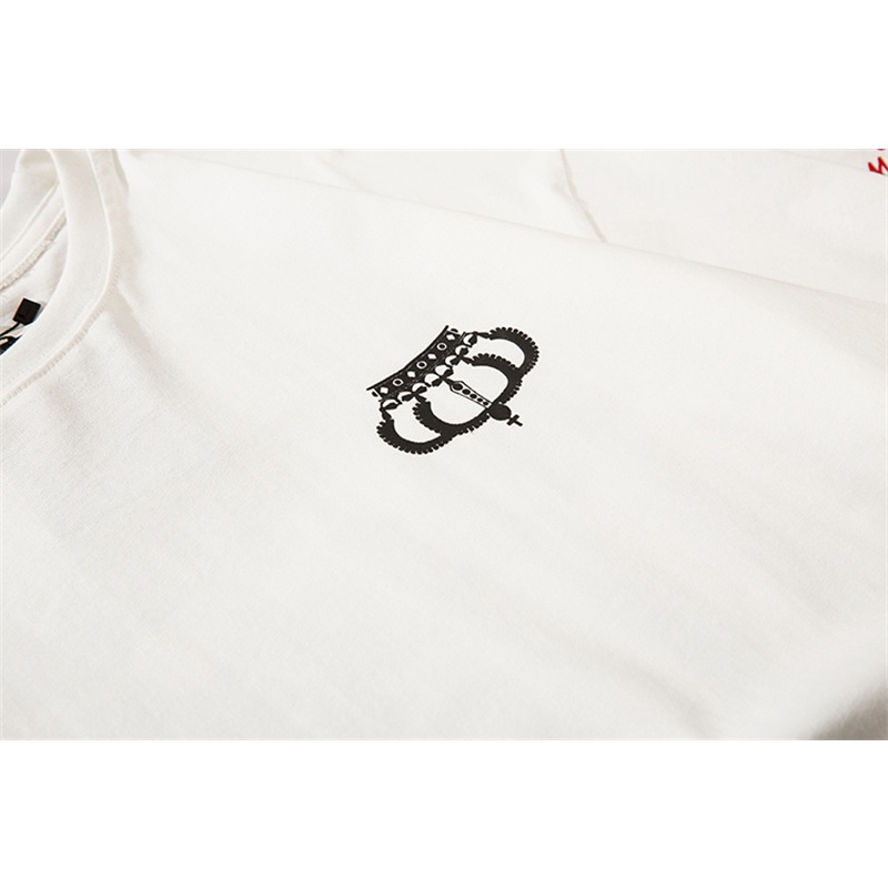 Áo Thun Cotton Plus Size Tay Ngắn Họa Tiết Sọc Ngang In Chữ Dành Cho Nam Nữ