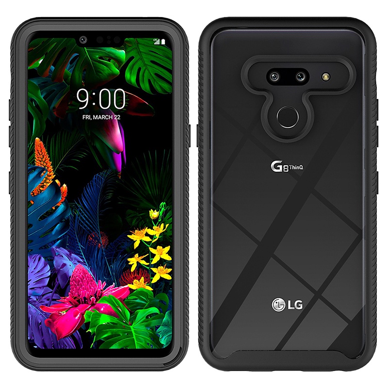 2 In 1 // Tow In One Transparent Clear Thickened Shockproof Case LG Velvet G8X V50s ThinQ K52 K51 Q51 V60 G8 ThinQ Stylo6 K71 Fall Prevention Case Back Cover