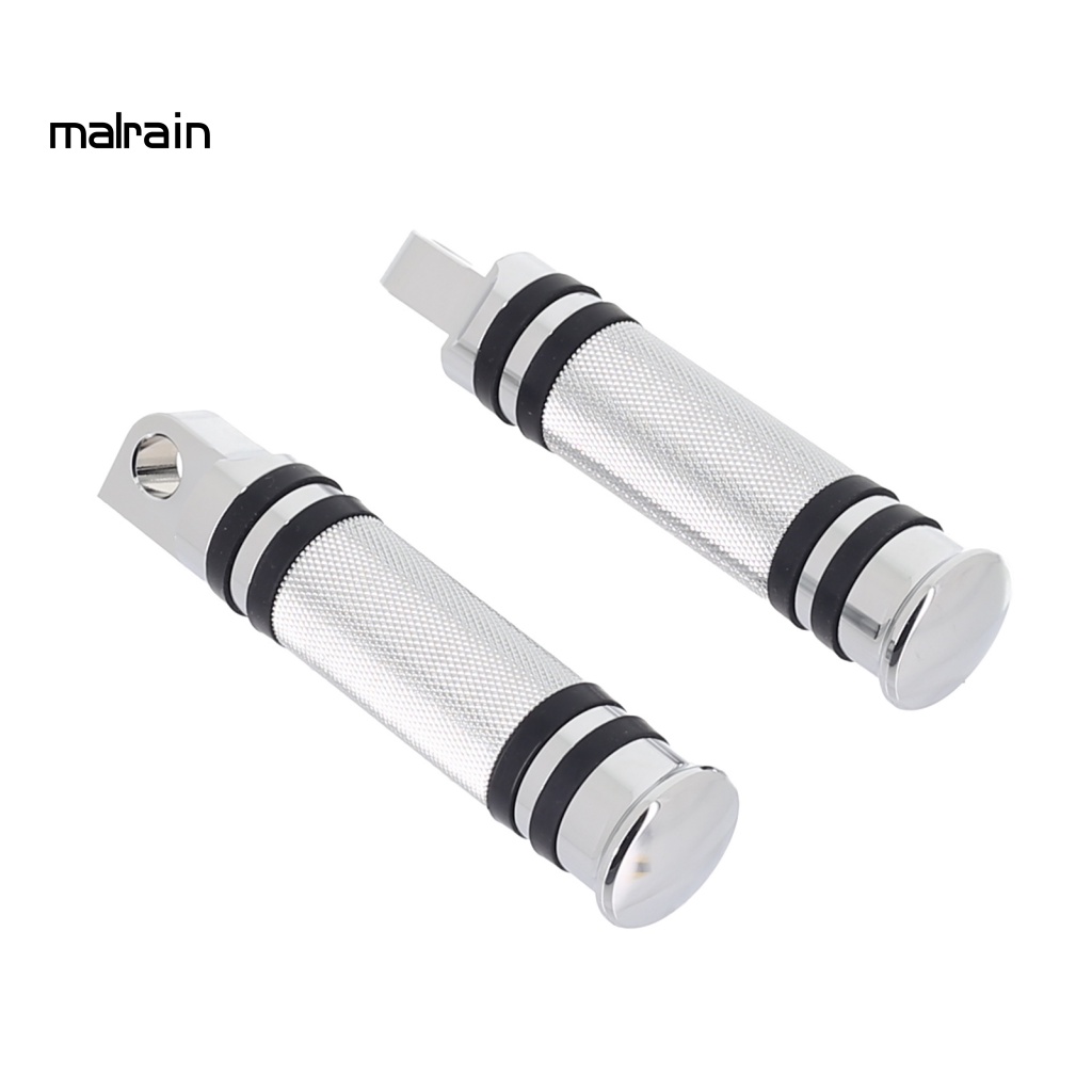 Set 2 Bàn Đạp Để Chân Bằng Nhôm Màu Đen Thay Thế Cho Xe Mô Tô 883 / Dyna / Softail / Fat Boy