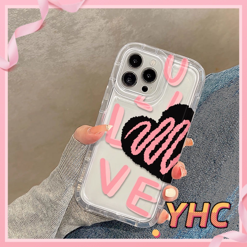 Ốp lưng iphone Đơn giản tiếng Anh tình yêu trong suốt chống rơi vỏ túi khí áp dụng iPhone 6 / 6S / 6splus / se / 7 / 7plus / 8 / 8plus / X / xs / xsmax / 11 / 12 / 13 / 14/pro max-711