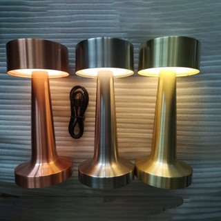 Table Lamp Battery Cordless Touch Sensor Rechargeable LED Desk Light