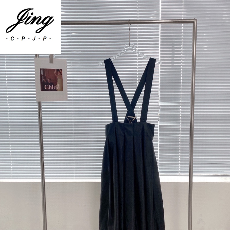 Đầm Hai Dây Xếp Ly Bằng Vải Nylon Thời Trang Xuân Hè 2023 Dành Cho Bạn Nữ