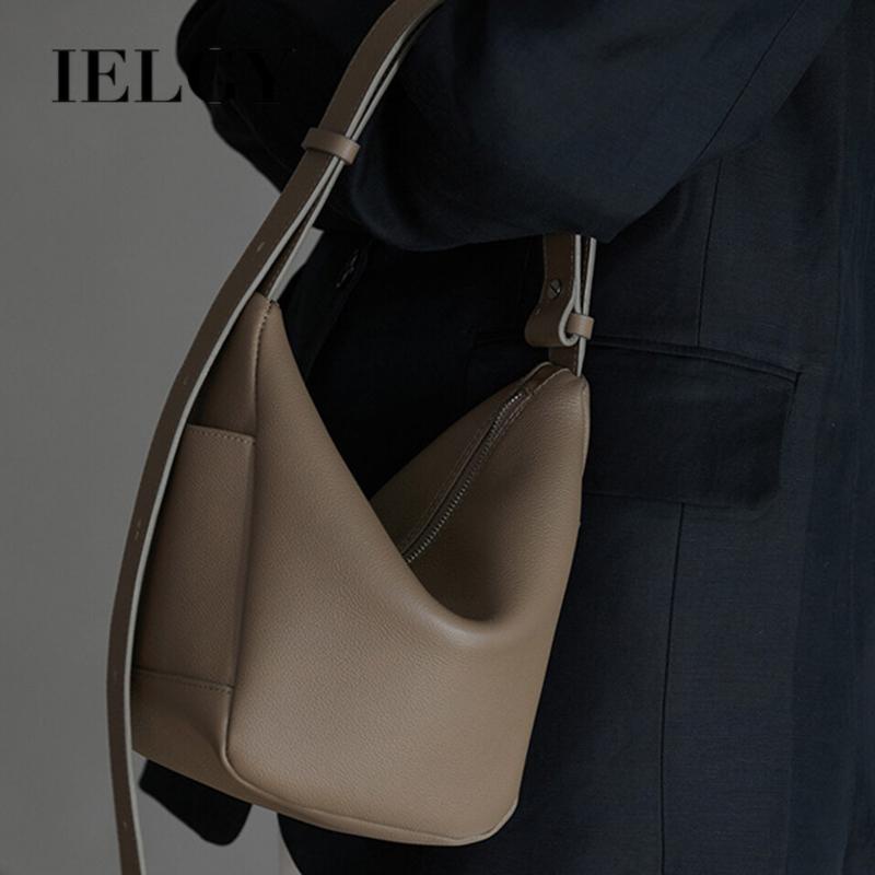 Túi Đeo Vai Bằng Da Mềm Nhỏ Gọn Dễ Phối Đồ Thời Trang Cho Nữ