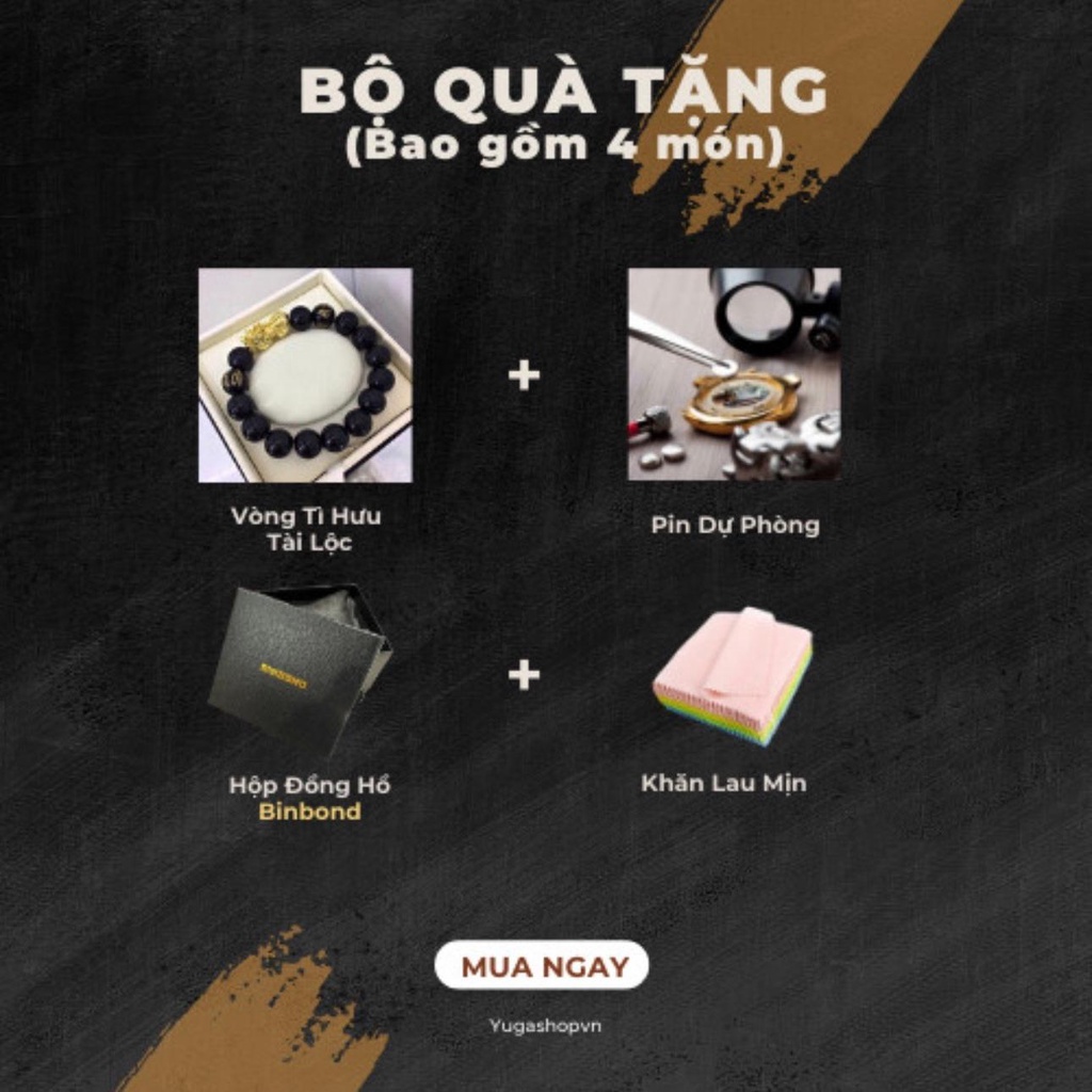 Đồng Hồ Nam Binbond I16 Chính Hãng Cực Kì Thanh Lịch