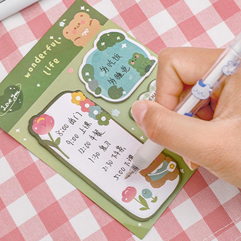 Giấy Ghi Chú Thiết Kế Dễ Thương Sáng Tạo Dành Cho Học Sinh