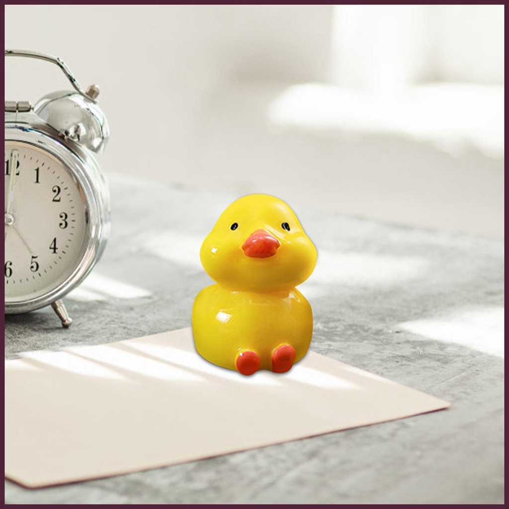 Set 10 Chú Vịt Vàng Mini Dễ Thương Dùng Trang Trí Bể Cá / Tiểu Cảnh