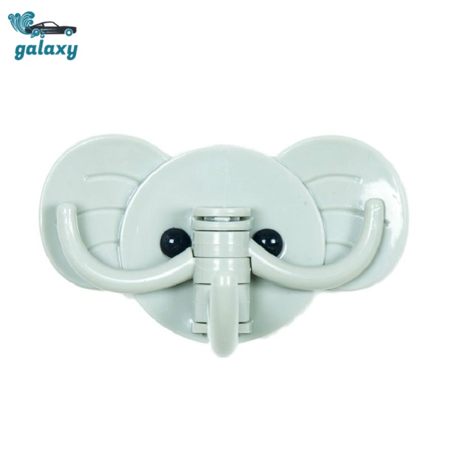 Galaxy Móc Treo Đồ Dán Tường 3 Móc Chịu Lực Tốt Hình Chú Voi Hoạt Hình Đáng Yêu