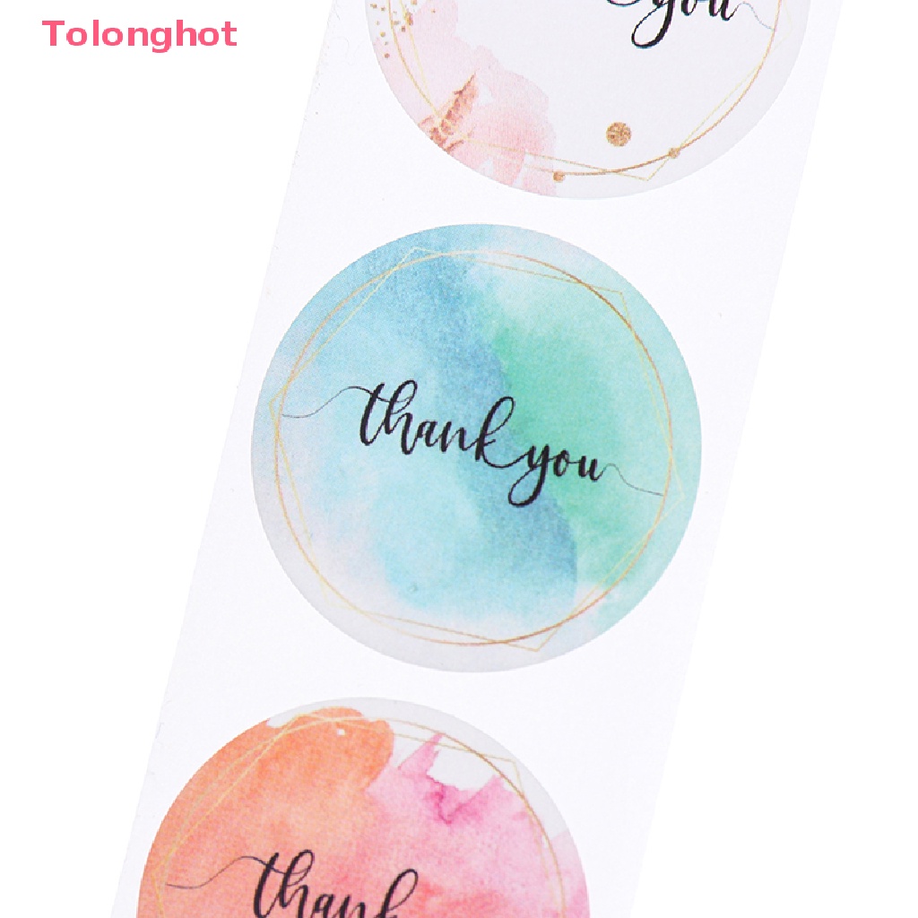 Bộ 500 Miếng Dán Niêm Phong Tự Dính Họa Tiết Hoa Nhiều Màu Sắc