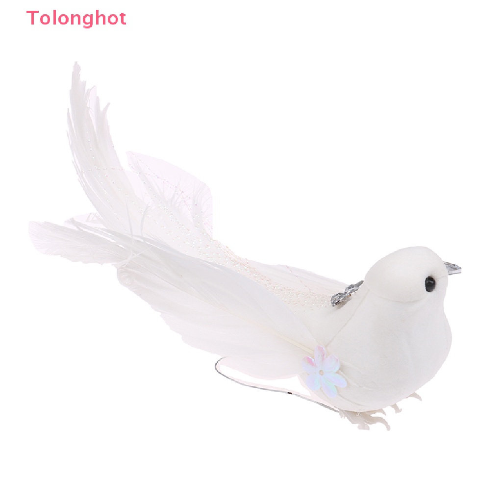 1 Chú Chim Bằng Xốp Nhân Tạo Trang Trí Cây Thông Giáng Sinh DIY