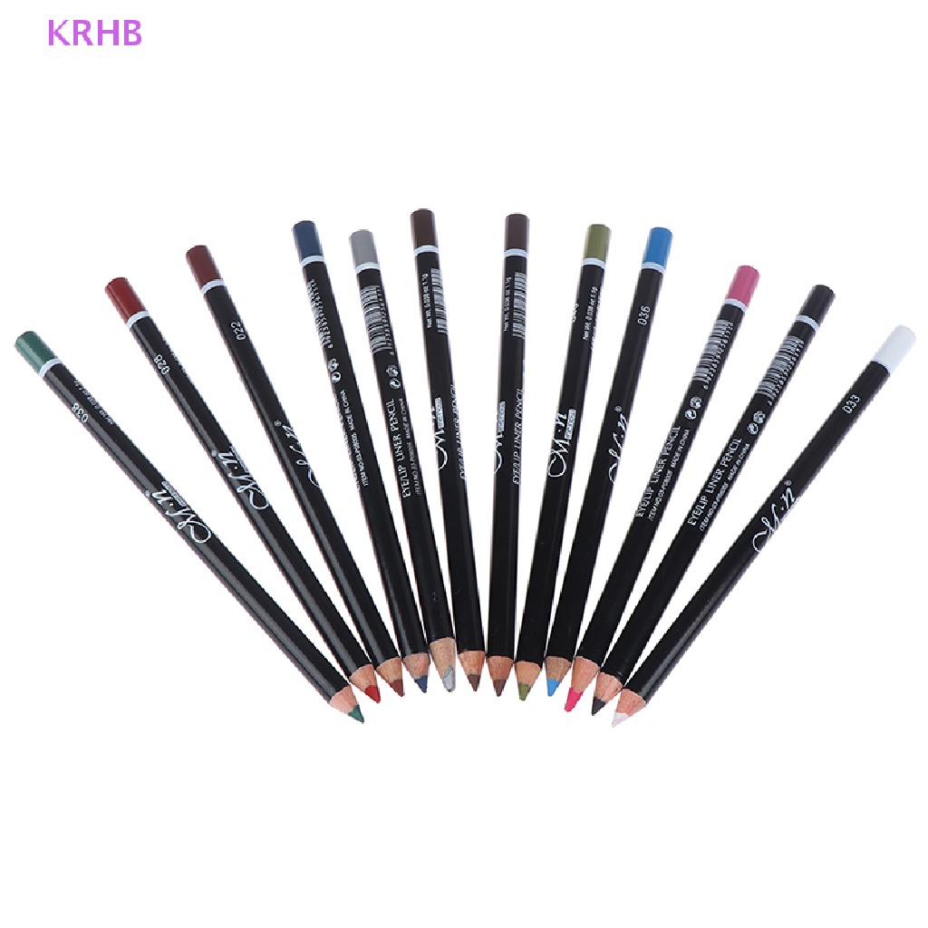 Set 12 Chì Kẻ Viền Môi Chống Thấm Nước Và Lâu Trôi Cao Cấp