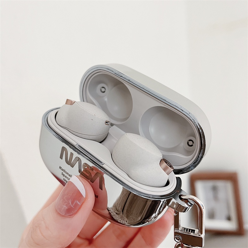 Vỏ Bảo Vệ Hộp Sạc Tai Nghe Sony WF-1000XM4 Hình Chú Gấu Cười Dễ Thương Kèm Móc Khóa Tiện Dụng