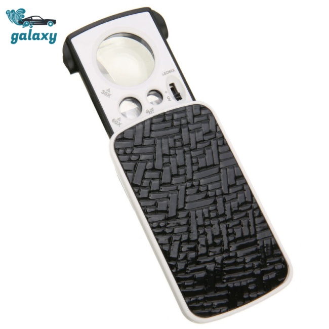 Kính Lúp Phóng Đại 30X 60X 90X Có Đèn LED 8.5 * 4.5 * 2CM