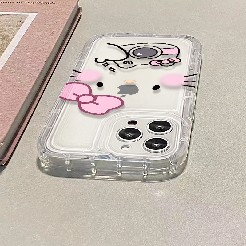 ✅Ốp Điện Thoại Mềm Chống Sốc Hình Mèo Kt Cho iPhone13 BJZS Apple / 8p11 xr12 x xsmax14pro