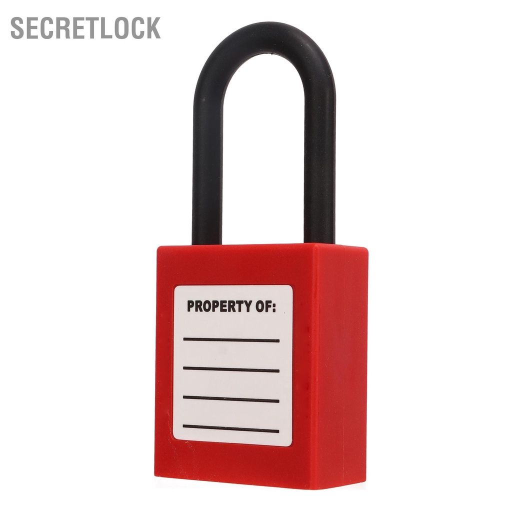 Bộ 10 ổ khóa an toàn nylon 38mm - Ổ KHÓA LOTO -LOCKOUT cách điện cho công nghiệp