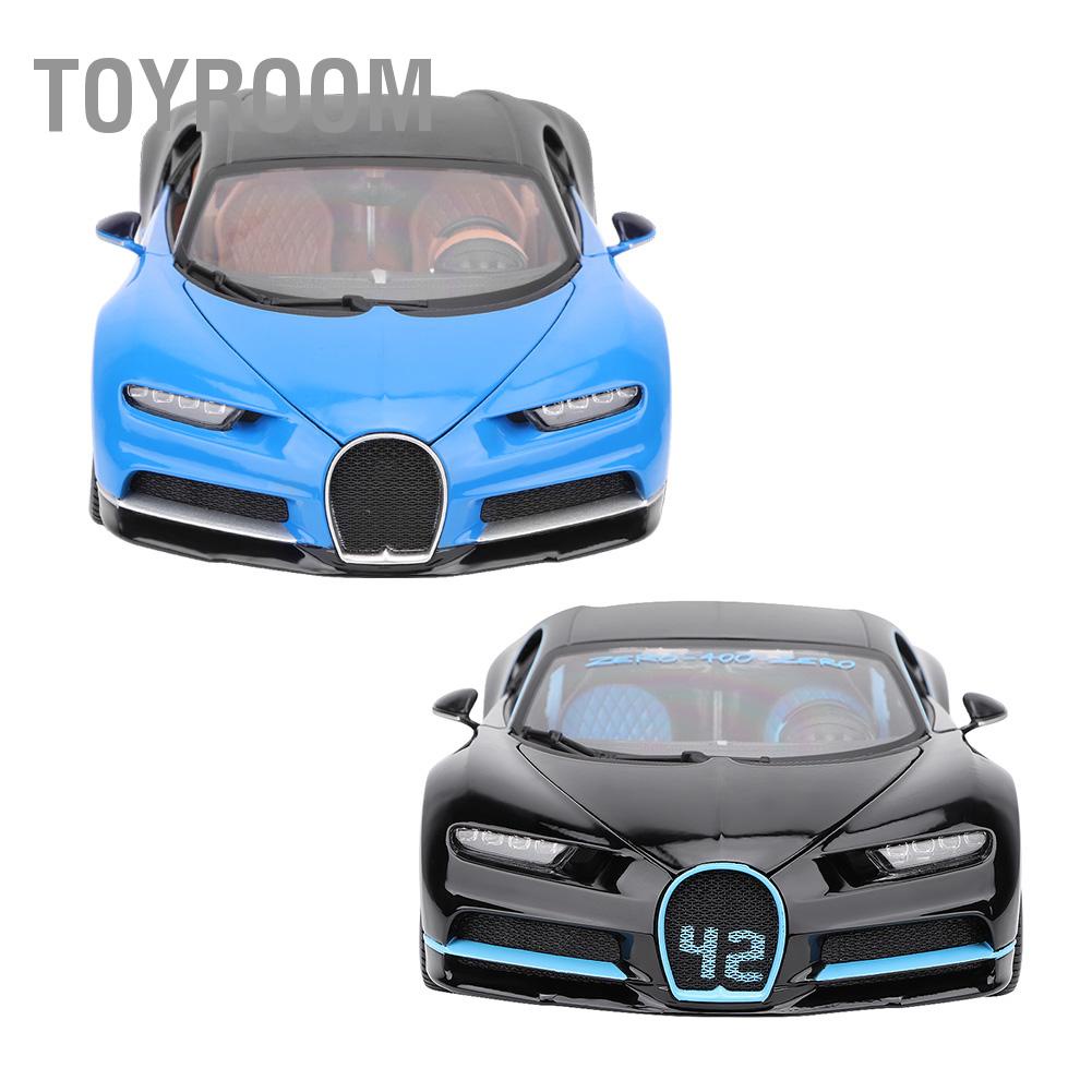 Có thể bán buôn Mô hình xe hợp kim Bugatti Chiron 1:18 cho bộ sưu tập trang trí nội thất quà tặng ToyRoom Hàng giao ngay