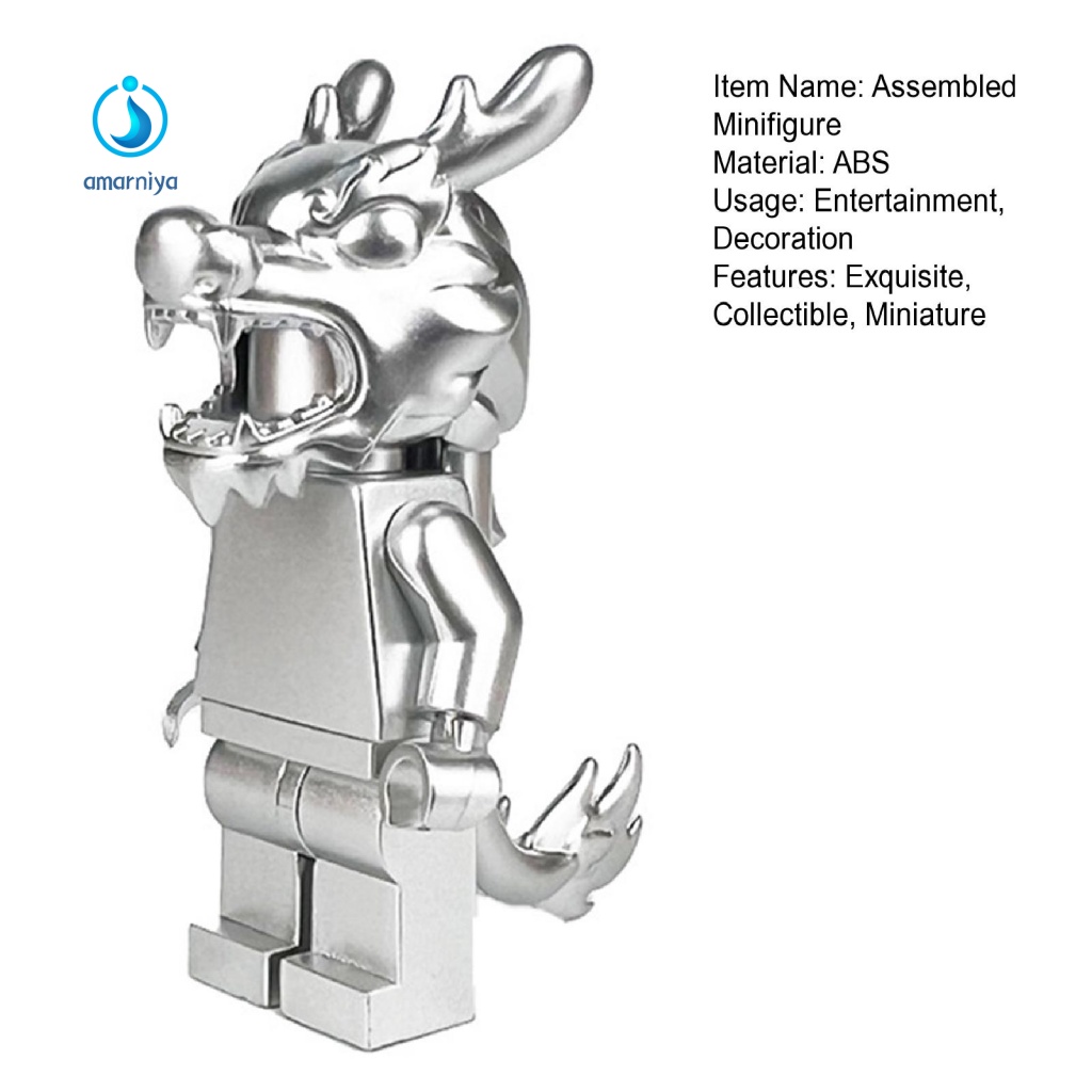 Mô Hình Đồ Chơi Lắp Ráp Nhân Vật Người Rồng Mini Trong Phim Năm Mới Dùng Làm Quà Tặng