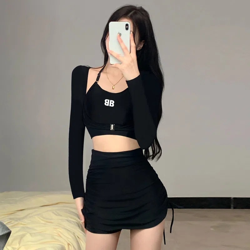 Myaistyle Bikini đi biển Ba món đồ quyến rũ sexy che bụng nhìn gầy 18Z23042517