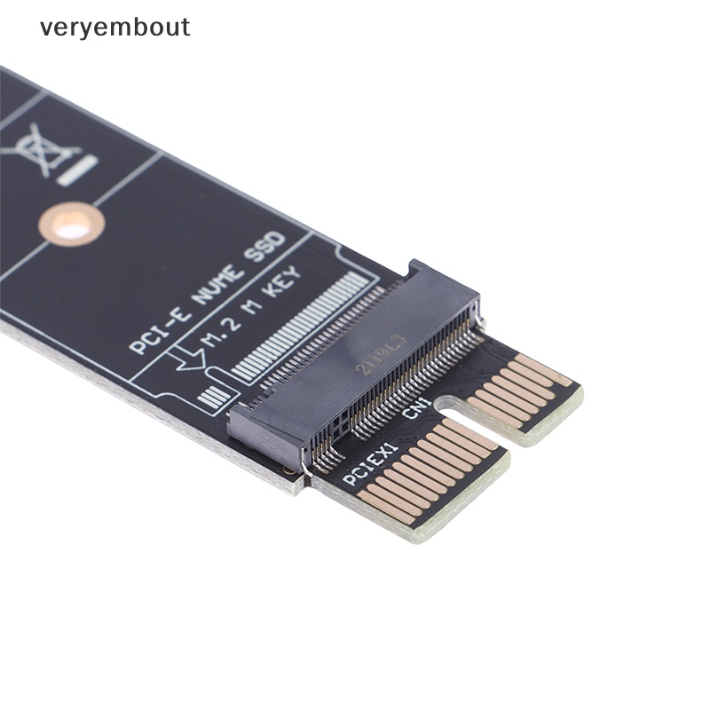 Bộ Chuyển Đổi PCIE Sang M2 NVMe SSD M2 PCIE X1 Raiser PCI-E M Key