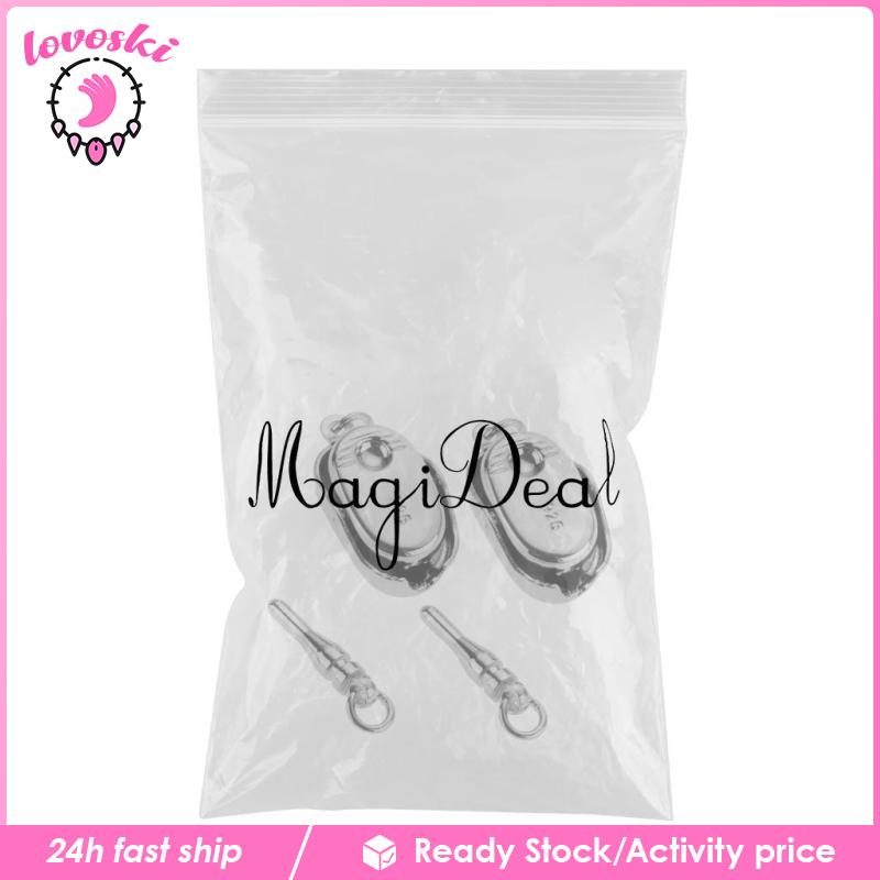 Bộ 2 Móc Cài Mạ Bạc 925 Dùng Làm Trang Sức