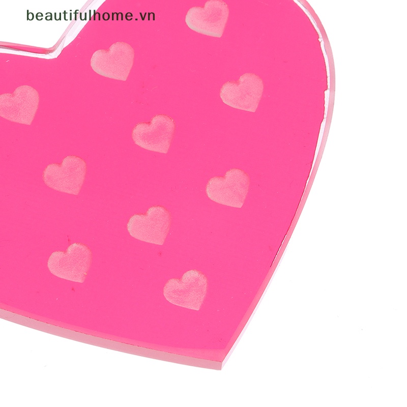 Khay Đựng Lông Mi Giả Bằng Acrylic Hình Trái Tim Độc Đáo