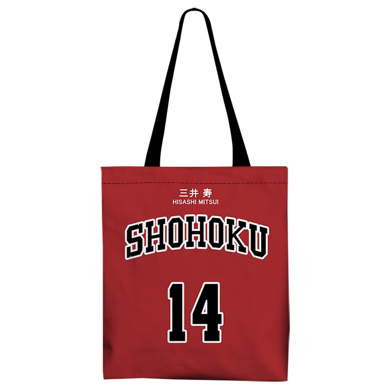 Túi vải Cỡ Lớn In Họa Tiết Anime Slam Dunk