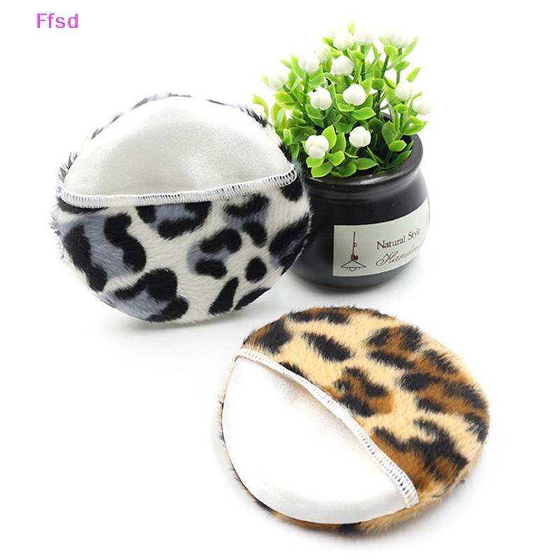 1 Mút Trang Điểm Mini Bằng Cotton Họa Tiết Da Báo