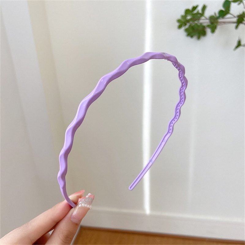 Băng Đô Gợn Sóng Màu Sắc Kẹo Ngọt Dành Cho Bé Gái