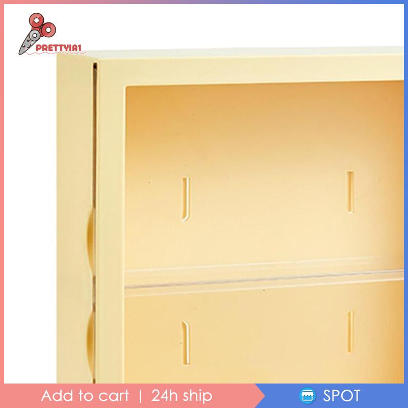 [Prettyia1] Hộp Trưng Bày Đồ Chơi / Mô Hình Hành Động Mini 2 Tầng Trong Suốt