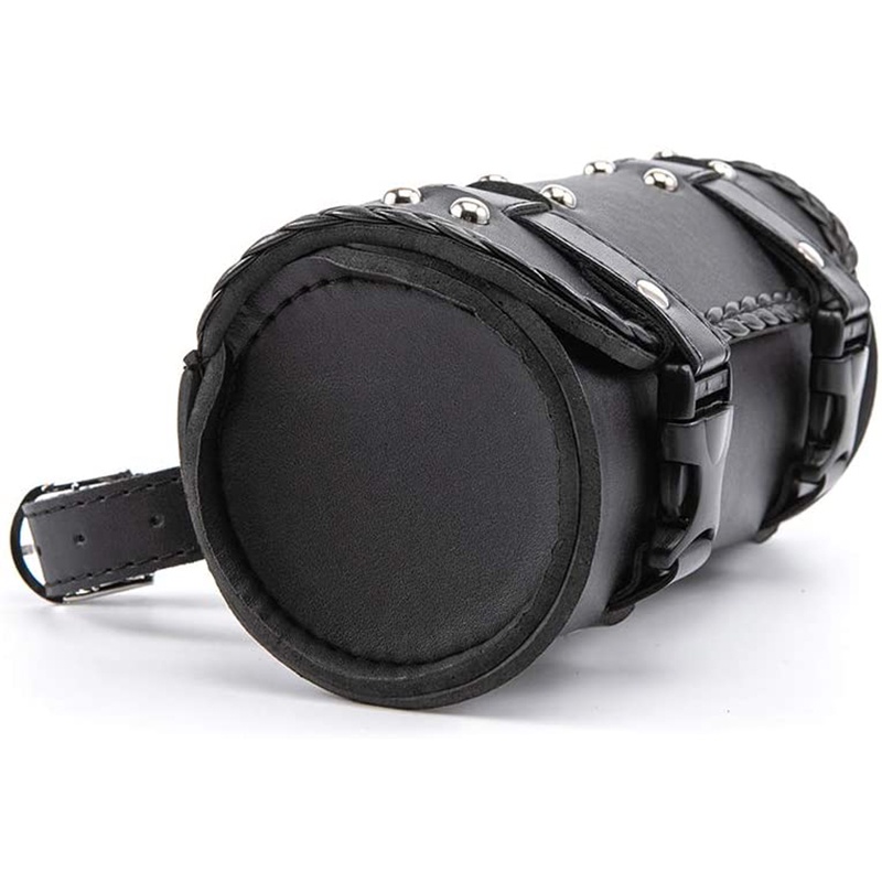 Túi Da PU Đựng Dụng Cụ Gắn Tay Lái Xe Đạp Tiện Lợi