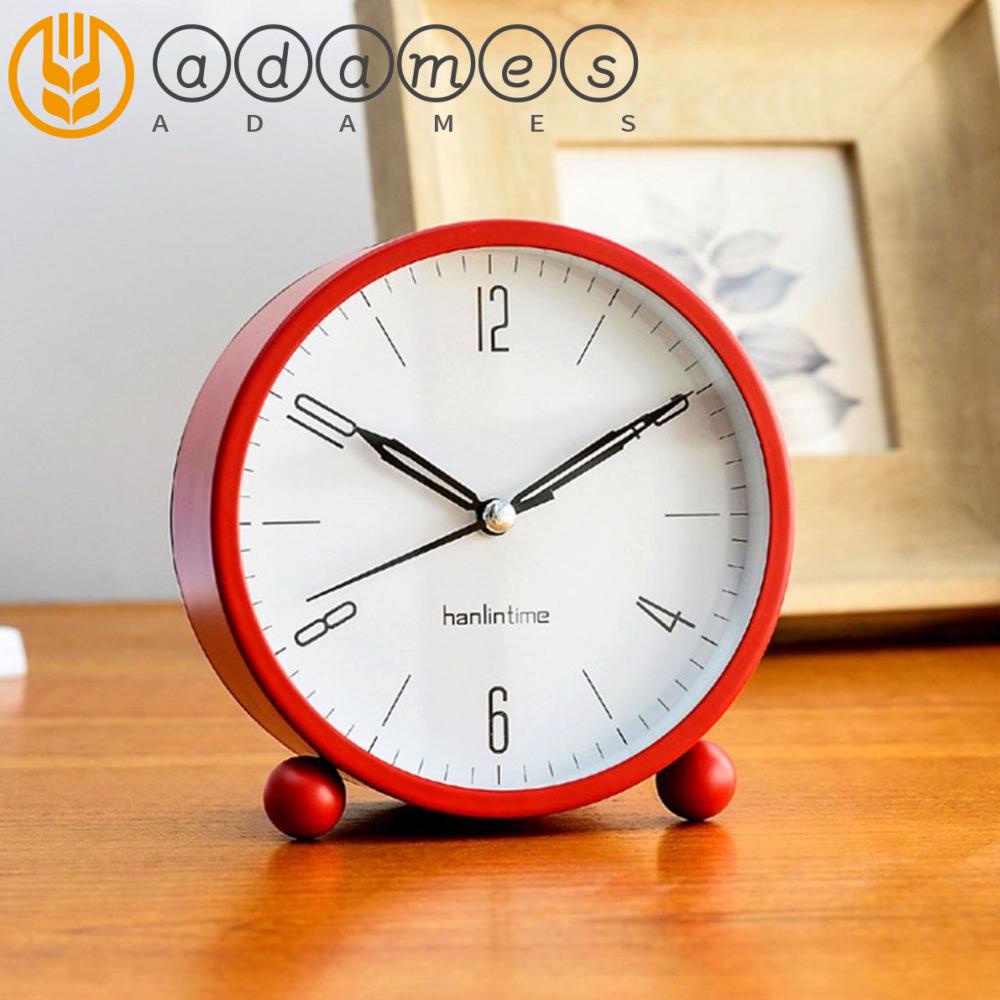 Đồng hồ báo thức để bàn 4.5 inch bằng kim loại màu dạ quang hiện đại