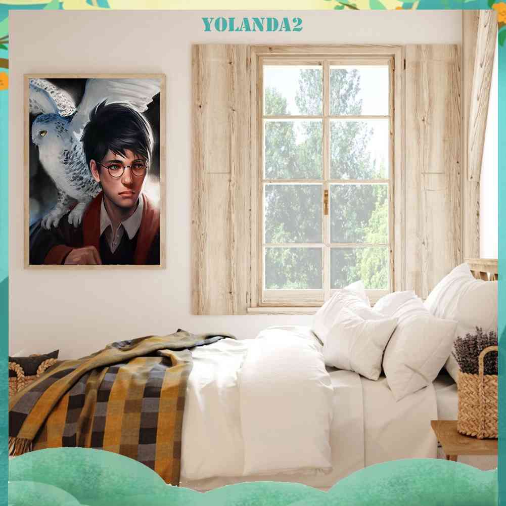 Bộ Tranh Đính Đá 5D Toàn Diện Họa Tiết Harry Potter Độc Đáo DIY Dùng Trang Trí Nhà Cửa