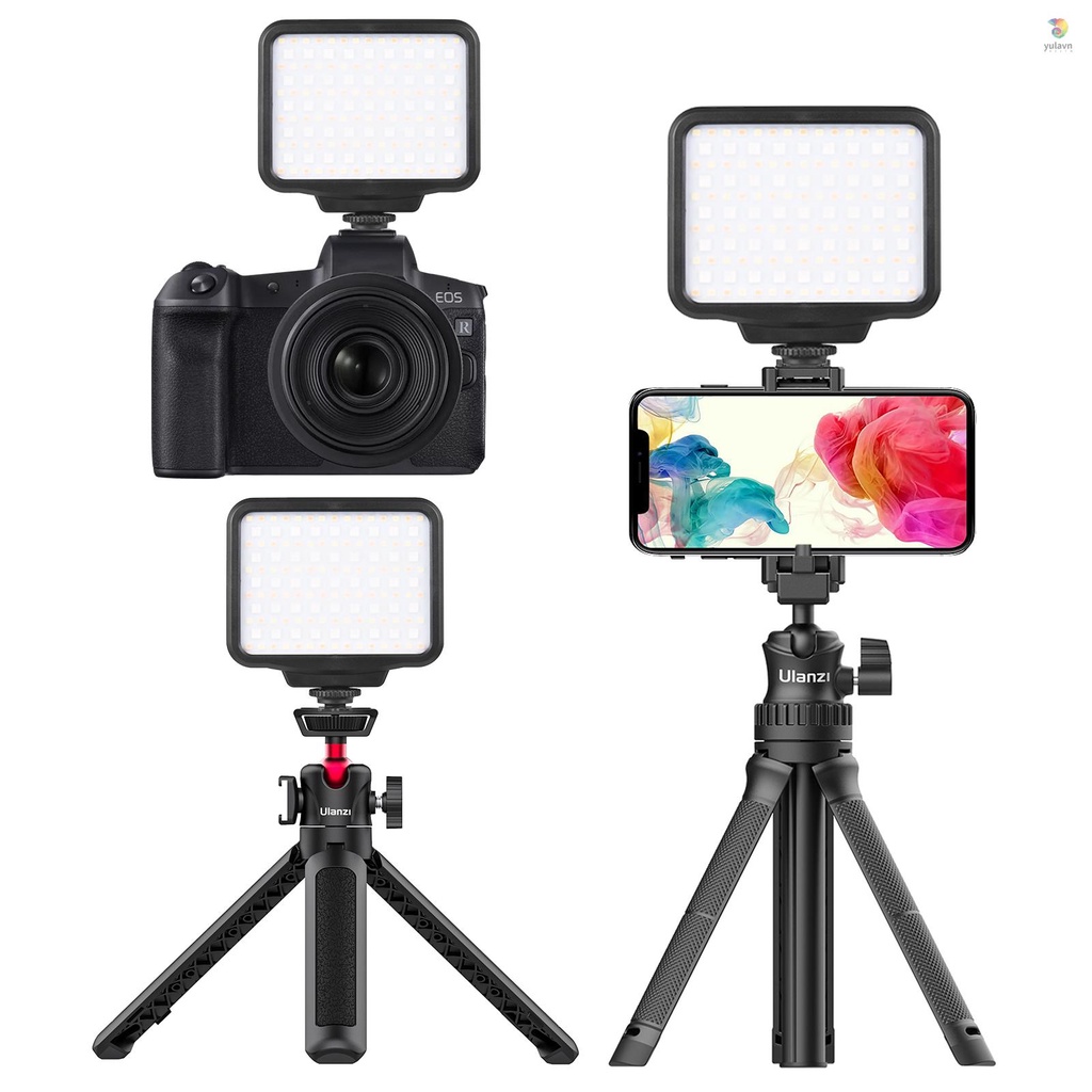 Đèn LED RGB 2500K-9900K 21 Hiệu Ứng Không Bước Kèm Pin Tích Hợp Dùng Để Quay Video / Phát Trực Tuyến