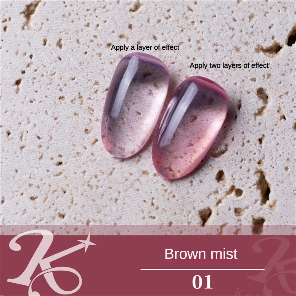 Keo Dán Móng Tay Màu Nude Sơn Móng Tay Gel Uv Thạch/Trà Sữa Trong Suốt Lâu Trôi Kale Plus 9 Màu Tùy Chọn Thấm Hút Tốt