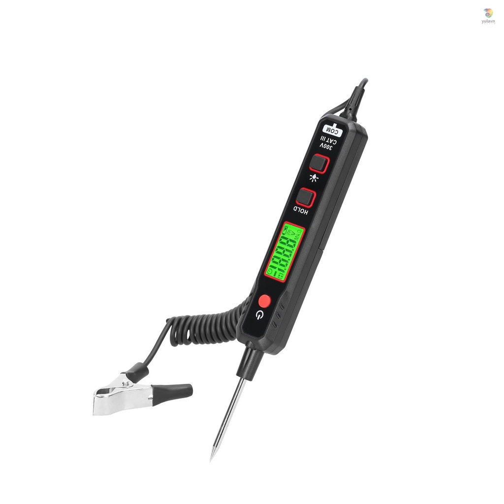 Bút Thử Điện Màn Hình LCD 0.8-100V Có Đèn Nền Chuyên Dụng Cho Xe Hơi