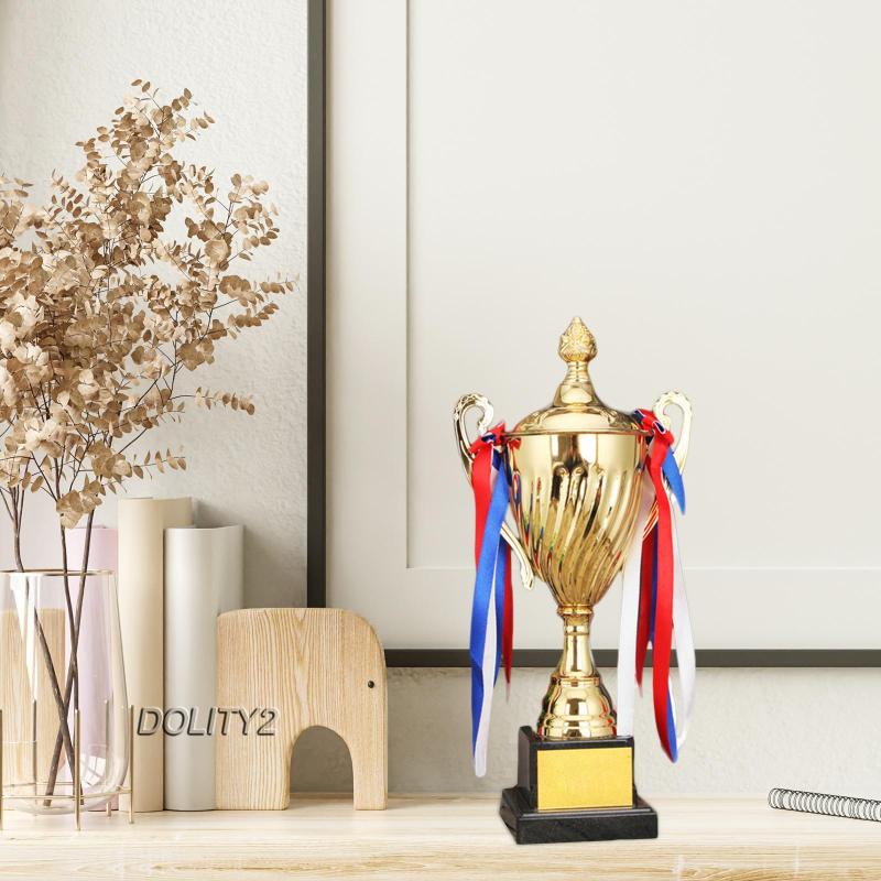 [Dolity2] Phần Thưởng Giải Thưởng Trophy Với Dây Ruy Băng Trang Trí Chiến Thắng Cho Trẻ Em Troph